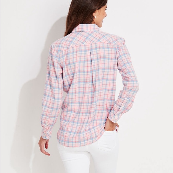 NWT Vineyard Vines Plaid Chilmark Relaxed Button-Down Shirt - size 16 - Picture 3 of 9